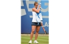 BIRMINGHAM, ENGLAND - JUNE 15:  Barbora Zahlavova Strycova of Czech Republic reacts during the Singles Final during Day Seven of the Aegon Classic at Edgbaston Priory Club on June 15, 2014 in Birmingham, England.  (Photo by Tom Dulat/Getty Images)